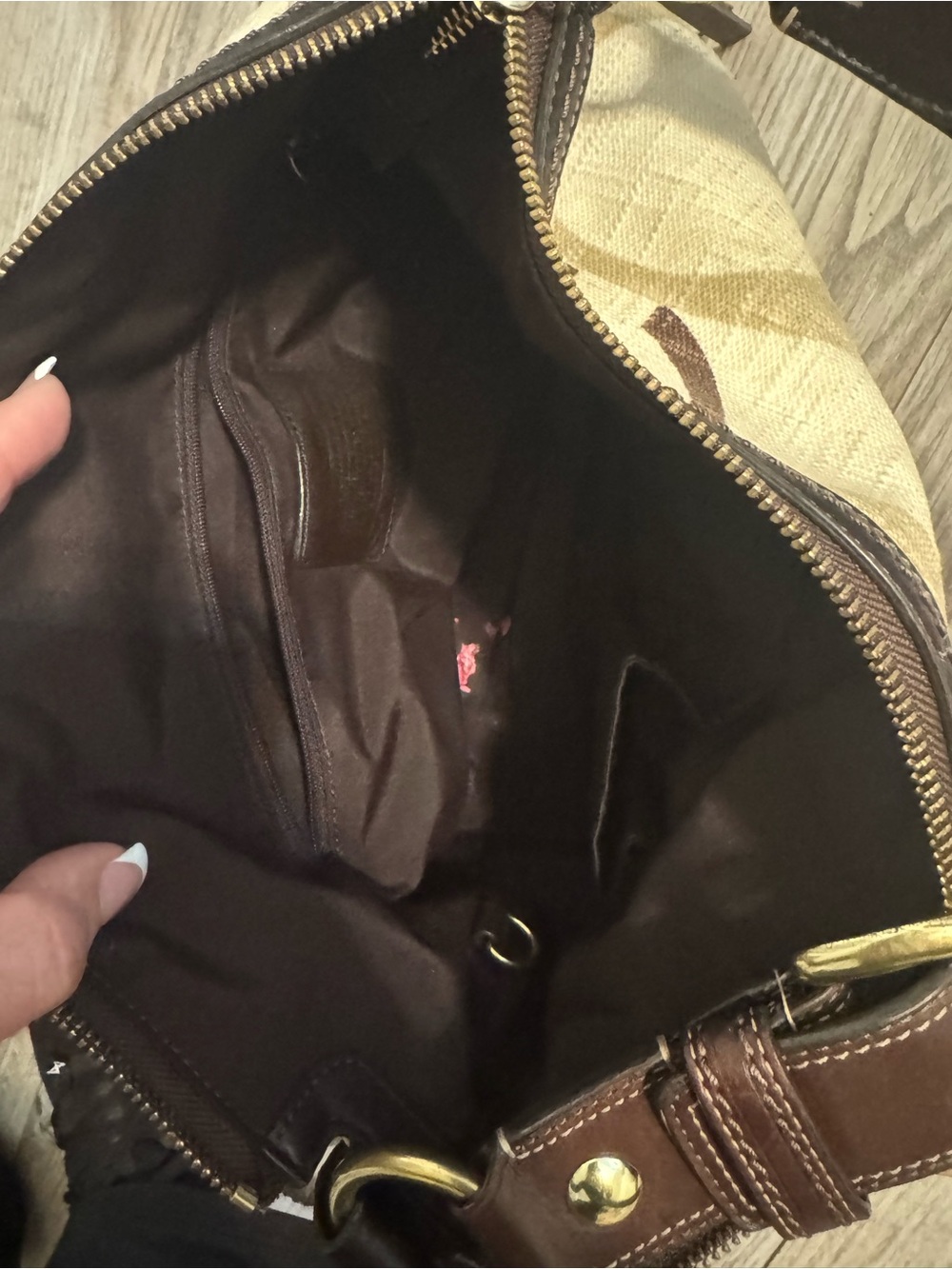 Coach Soho Optic Signature Canvas Hobo Bag - Brown/Khaki - Picture 3 of 4